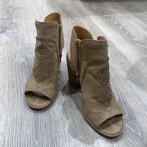 Peep toe boot, Size 6.5, Target